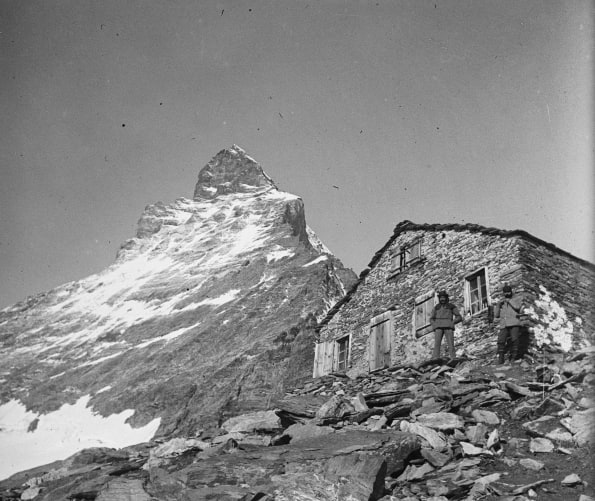 Cabane inférieure du Cervin, 27 aooût 1898