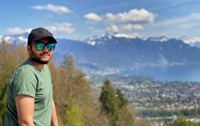 Prajjwal in Mont-Pèlerin (25.04.21)