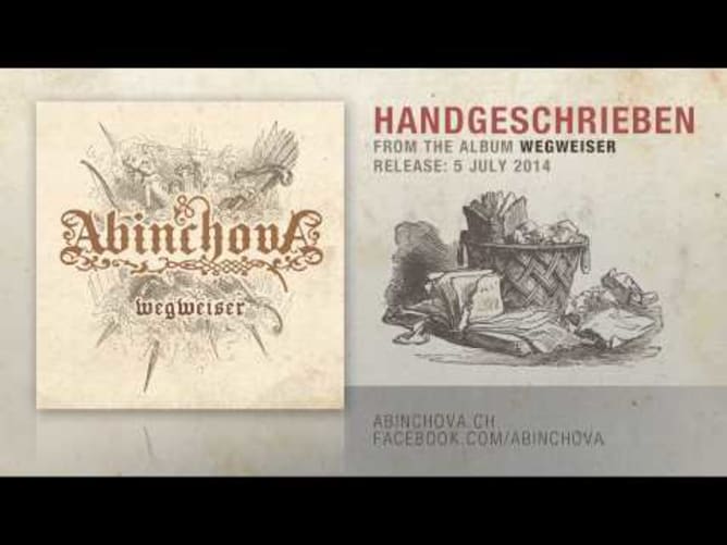 Abinchova - Handgeschrieben