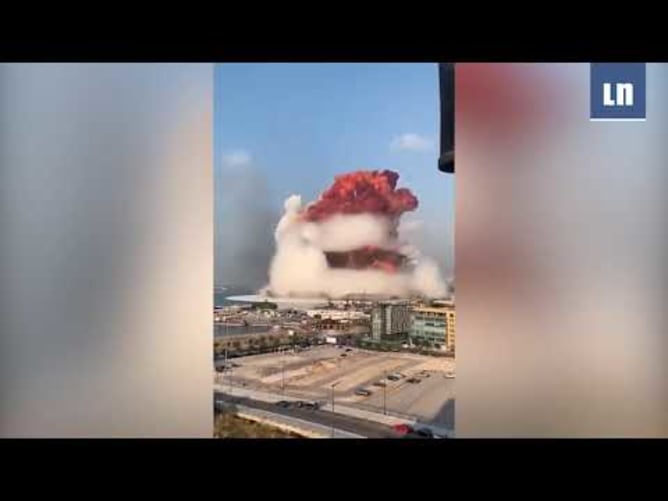 RECOPILACIÓN: videos muestran GRAN EXPLOSIÓN en Beirut, Líbano
