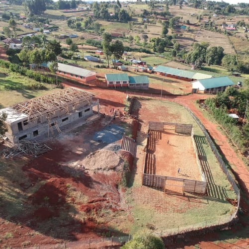 Le Children Center en construction