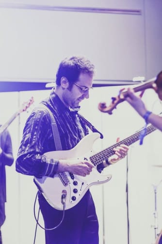 Me playing at the European Parliament in Strasbourg in 2018