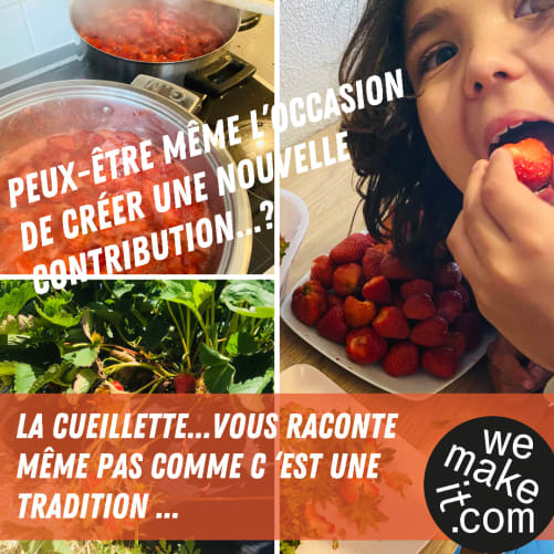 La confiture maison..Dans le pack «ils sont frais...»