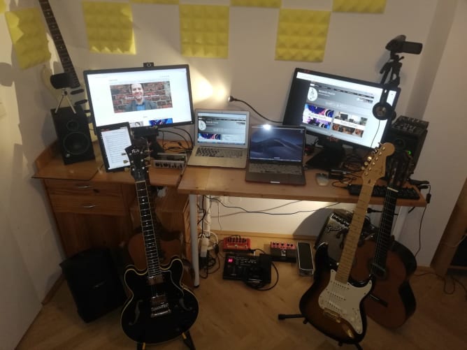 My recording studio with some equipments