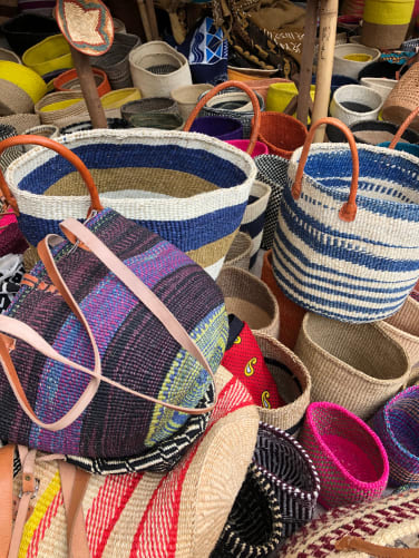 Handwoven traditional basket 