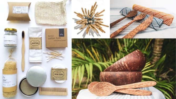 ECO, natural, sustainable and biodegradable products are a must for members of Lombok eco flea market