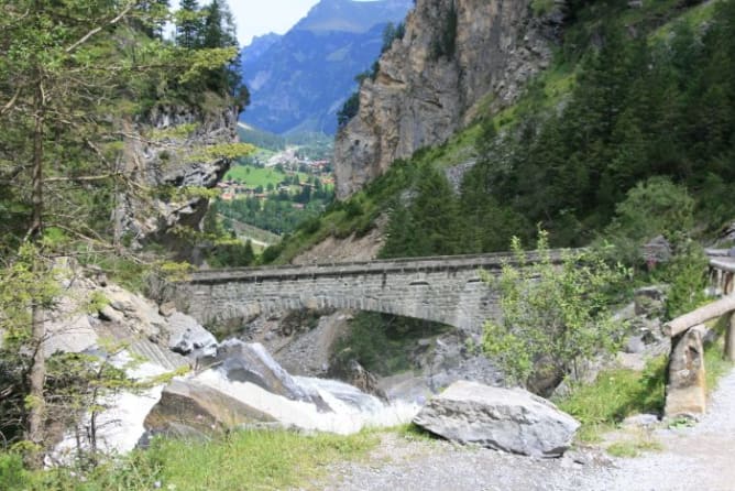 Chluse, the indulgent gorge of the Kander river