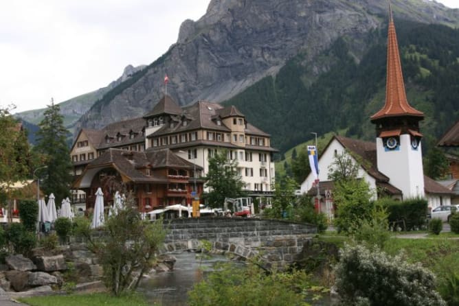 The Belle Epoque Hotel Victoria in Kandersteg