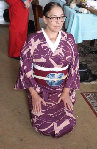 Suzuki im Kimono