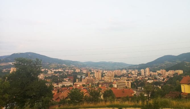 Panorama of Zenica City