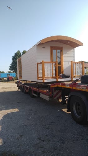 Chargée sur le camion 