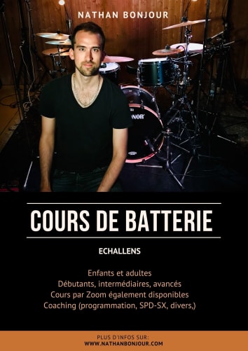 Cours de batterie exclusifs pour vous ! 