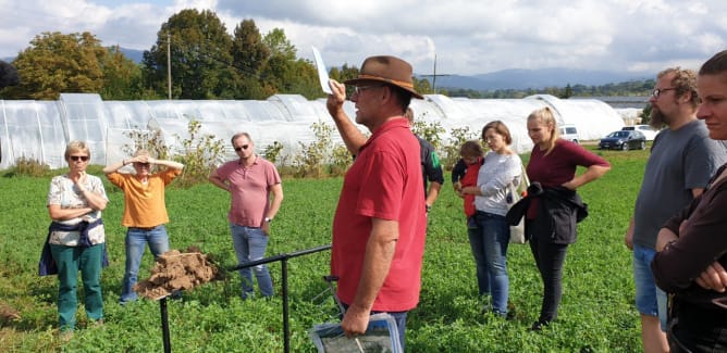 Uli bei einem Bodenpädagogik-Workshop