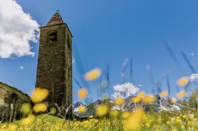 San Romerio im Frühling