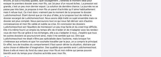 Témoignage d'un maman qui ne trouvait pas de solution pour son fils autiste suite