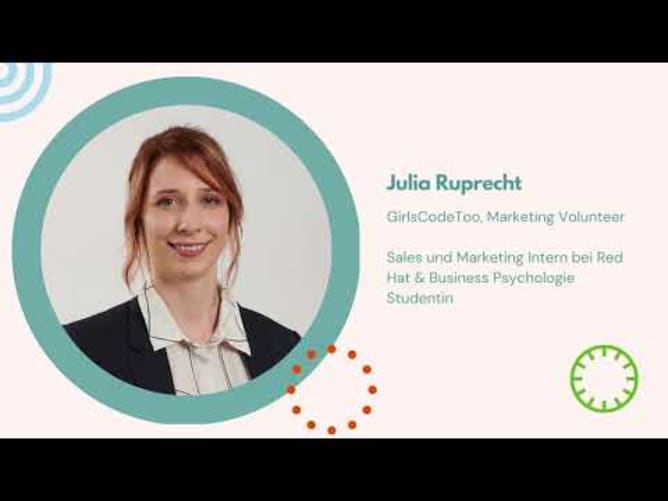 Julia Ruprecht on why GirlsCodeToo is important