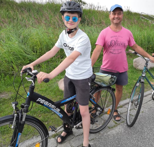 Radfahren an der Ostsee