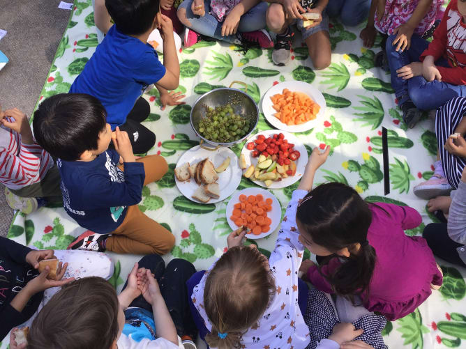 Un goûter zéro déchet, à base de fruits et légumes locaux et de saison.