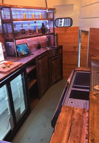 Horsetrailer inside