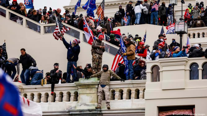 United States Capitol attack Photo: DW