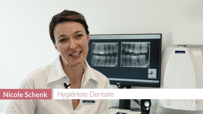 Von Dentalfachleuten validiert - Beispiel mit Nicole Schenk - Dentalhygienikerin in Lausanne