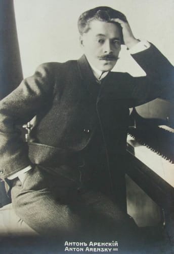 Anton Arensky, 1910 Postkarte