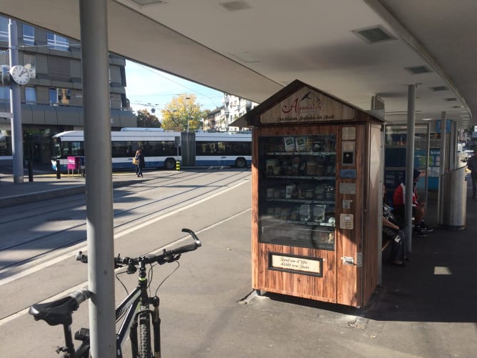 The Alpomat at Zurich's Albisriederplatz