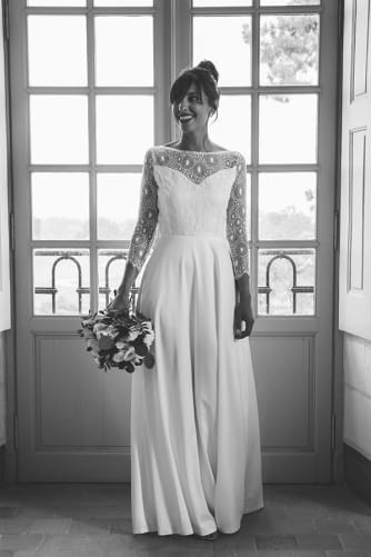 A custom-made wedding dress we create together