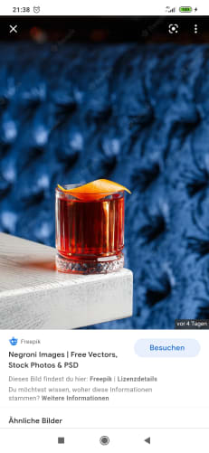 Dein Negroni in 30 Sekunden zubereitet