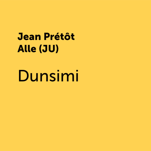 Dunsimi, lu par Pierre Crevoisier