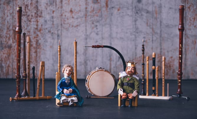 Une autre équipe de choc, la reine, le roi et les instruments!