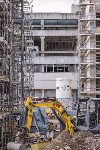 L'esthétique des chantiers.