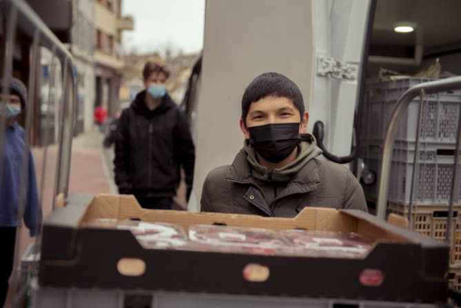 épicerie solidaire - hiver 2020/21 à Nyon