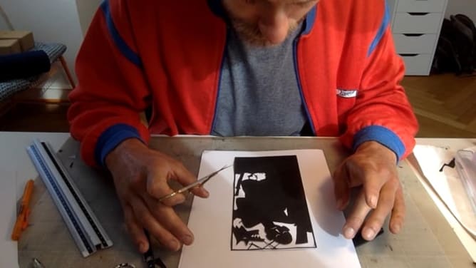 Les papiers découpés de Silvain Monney