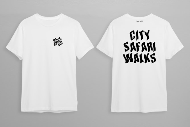 T-Shirt white «City Safari Walks»