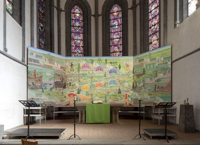 «Divine chromatie» à l'Eglise Saint-François, Lausanne