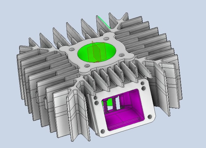 Cooling fins high performance