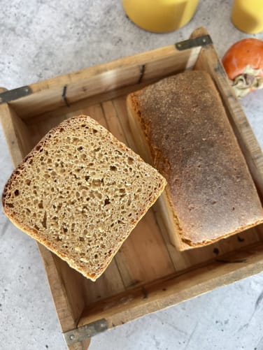 Einkornbrot mit Ursprung und Liebe.