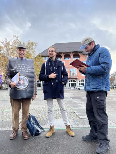 Voller Einsatz fürs Grundeinkommen.