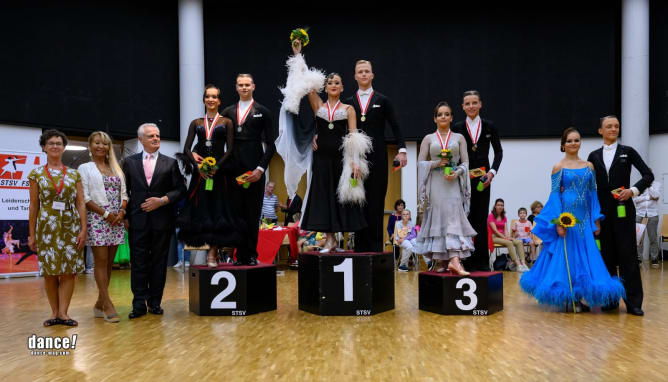 Vladyslav & Nikki 2. Platz Jugend Standard Schweizermeisterschaft