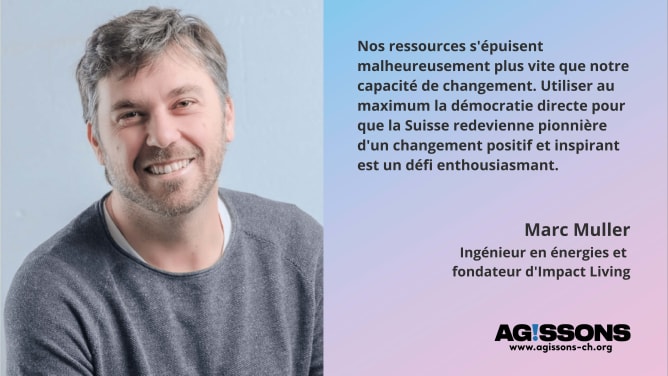 Marc Muller, soutien d'AG!SSONS