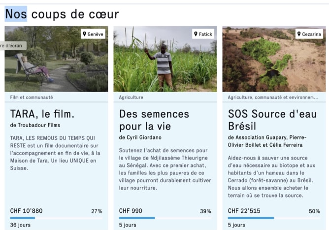 Notre projet dans les coups de coeur de Wemakeit!