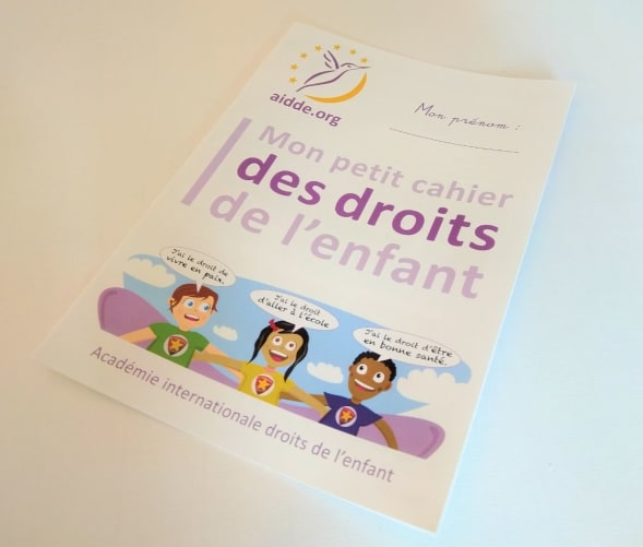 Livret «Mon petit cahier des droits de l'enfant».