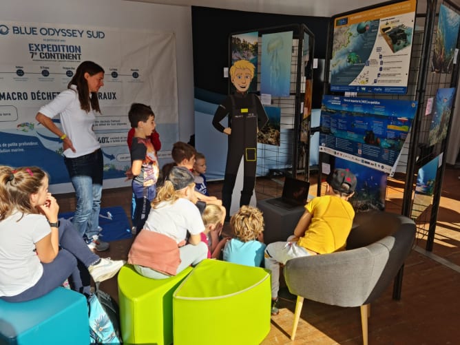 A responsibility to education and inform: Making kids aware of the Mediterranean and oceans.