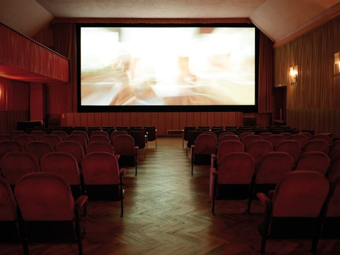 Der große Saal des Kino Mistelbach