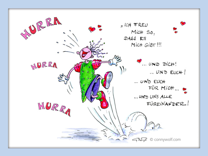 Fine Art Print «Hurra!»