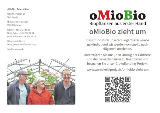 Unser Flyer Aussenseite