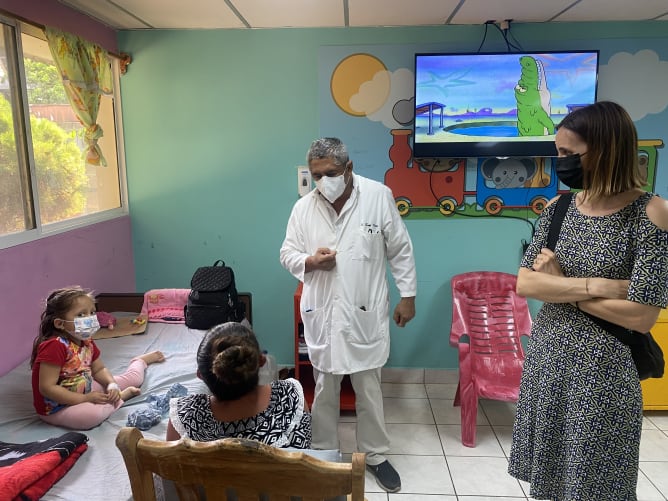 Visita al reparto oncologico pediatrico La Mascota nel 2022