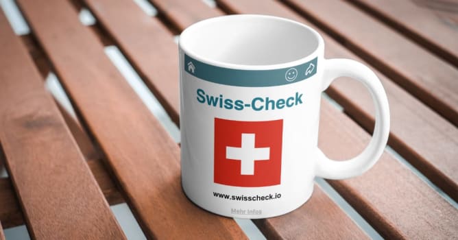Exklusive SwissCheck Tasse CHF 45