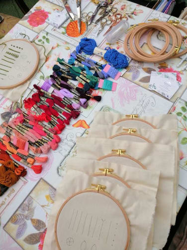 Atelier créatif (broderie)